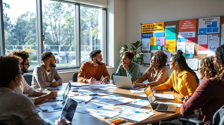 conditions de travail en santé actions sociales