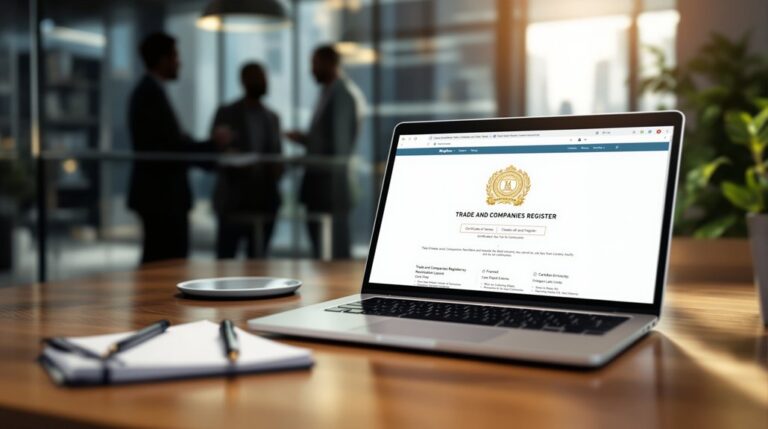 vérifier l'existence d'une entreprise en ligne